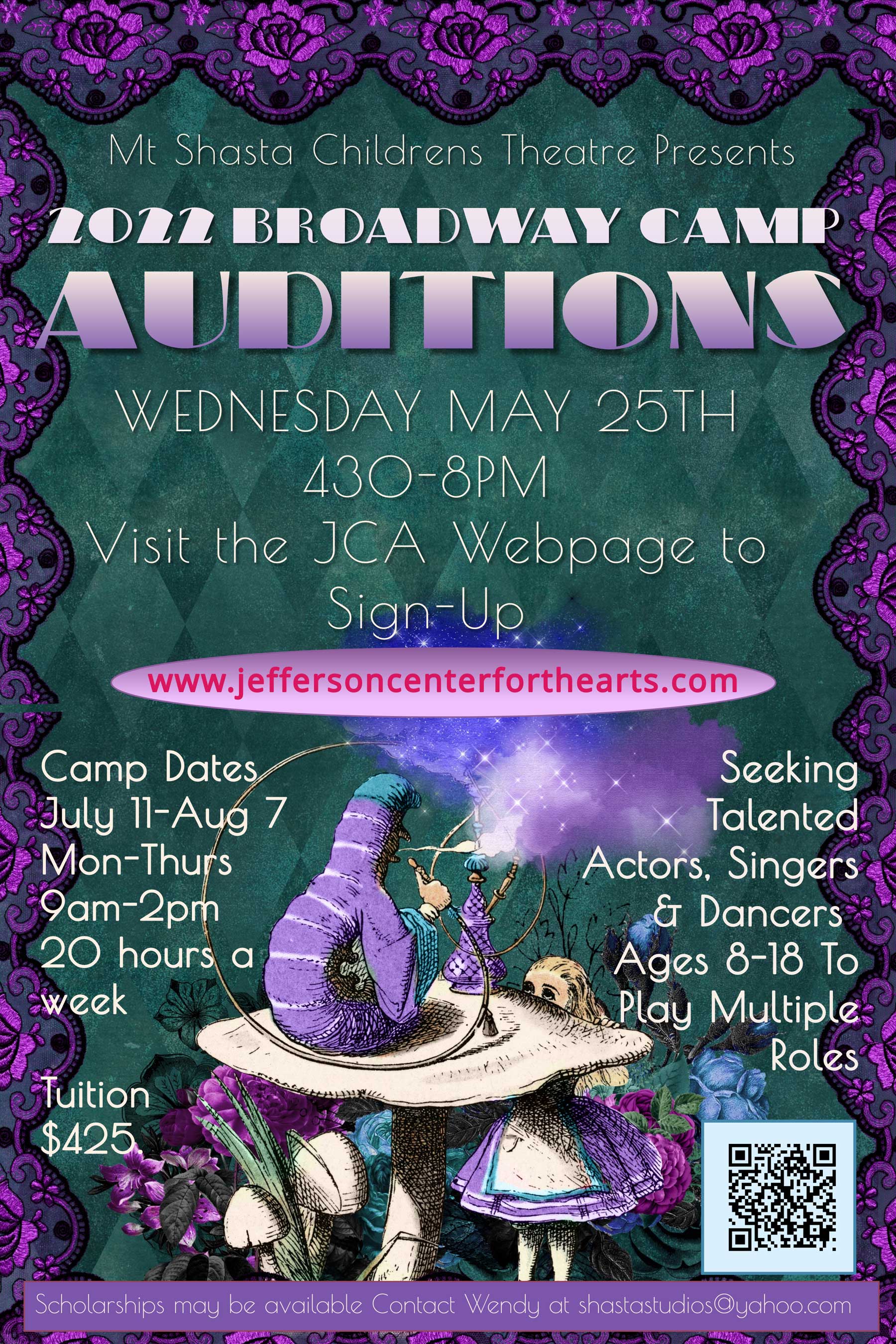 2022 Broadway Camp auditions