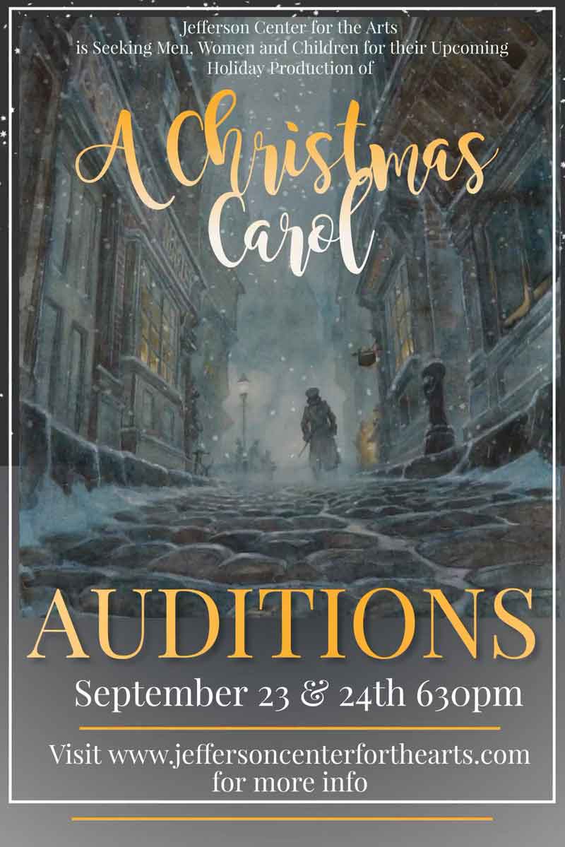 christmas carol auditions