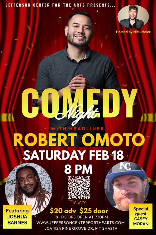 Comedy Night w/ Robert Omoto, Josh Barnes & Casey Moran