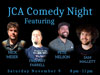 JCA COMEDY NIGHT w/ Nick Meier, Freeway Farrell, Pete Nelson and Sam Mallett