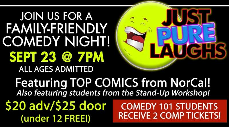 Just Pure Laughs - A Family Friendly Comedy Night